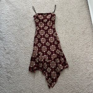 thrifted, spaghetti strapped long dress